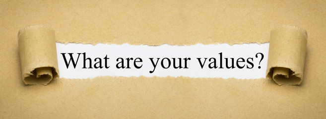 What are your values?