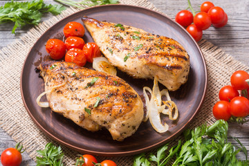 Grilled chicken breast