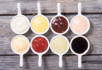 Set of sauces