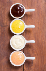 Set of sauces