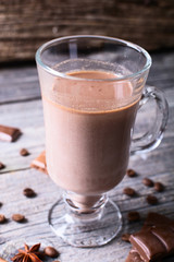 Hot chocolate drink
