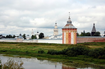 Spaso-Prilutsky monastery in Vologda, Russia. The monastery was built in the 16th century