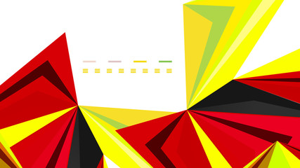 Modern triangle presentation template