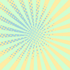 Warm orange pop art retro comic halftone spotted background vector