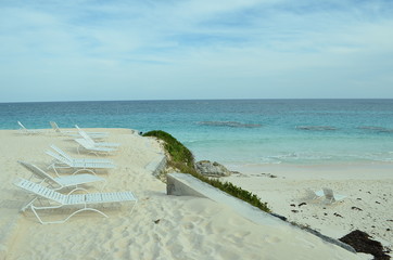 Hamacas en la playa