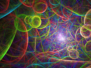 Abstract fractal background