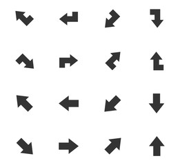 Arrows icons set