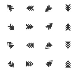Arrows icons set