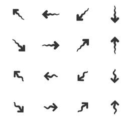Arrows icons set