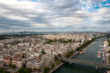 Fototapeta premium La Seine vue du ciel 03