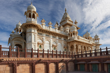 Fototapeta na wymiar The Jaswant Thada is a cenotaph located in Jodhpur, in the India