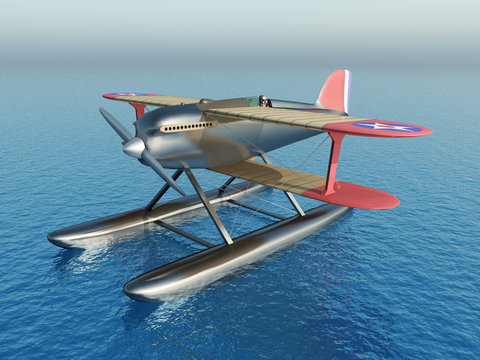 US-Amerikanisches Wasserflugzeug aus den 1920er Jahren