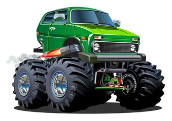 Cartoon Monster Truck © Mechanik