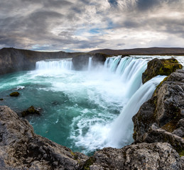 Godafoss Wasserfall im Norden Islands