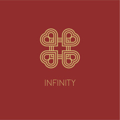 Abstract flower logo icon design. Universal premium vector sign.