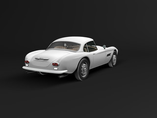 Car isolated on black background