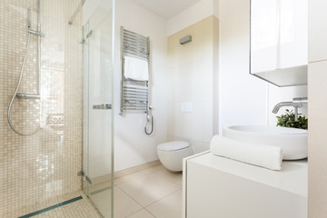 Interior designed in white