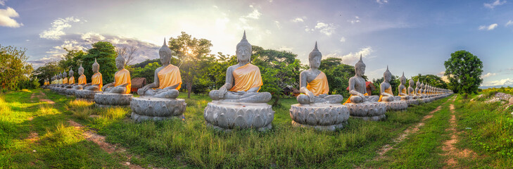 Buddha 120 The temple at the forest in Thailand.