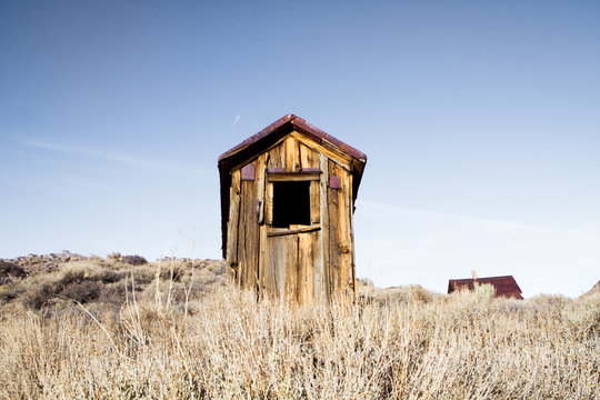 Creepy Ghost Town from the Gold Rush