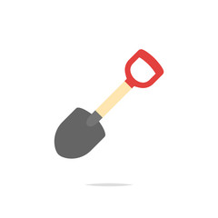 Shovel vector isolated illustration