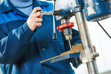 process of metal drill machining