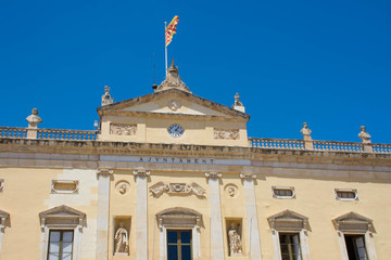 Fototapeta na wymiar city hall of tarragona
