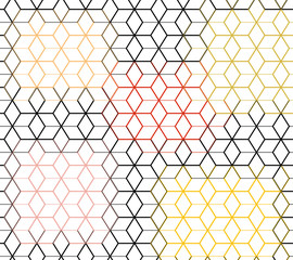 Honeycomb color background