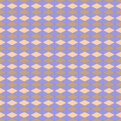 Rhombus pastel on lilac background