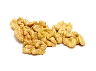 Walnuts isolated on white