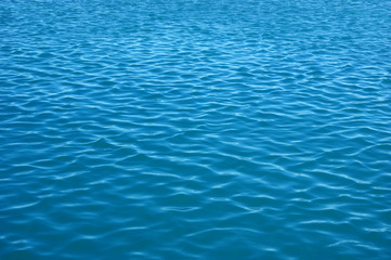 Blue sea water background