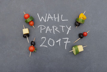 Wahlparty zur Bundestagswahl 2017