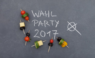 Wahlparty zur Bundestagswahl 2017