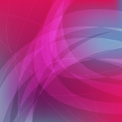 Pink and blue abstract wavy background