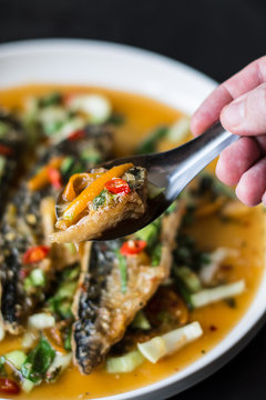 Thai style mackerel