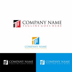 logo inspiration to growing business with letter T
