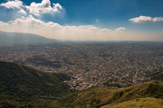 Aerial View of Rio de Janeiro Working Class Areas Bangu, Realengo, Padre Miguel