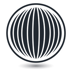 Globe earth vector icons isolated on white background 
