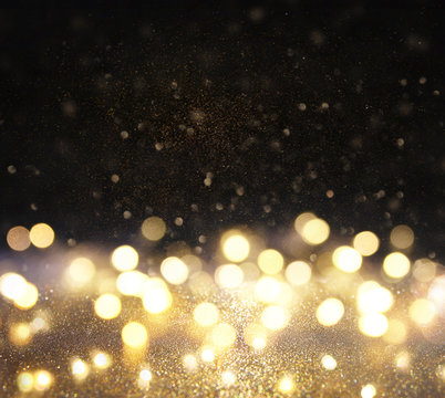 glitter vintage lights background. defocused © tomertu