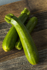 Raw Green Organic Baby Zucchini