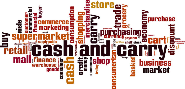 Cash & Carry Word Cloud