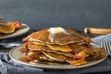 Homeade Sweet Bacon Pancakes