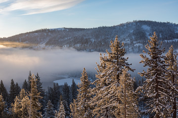 The Fog over Donner Lake