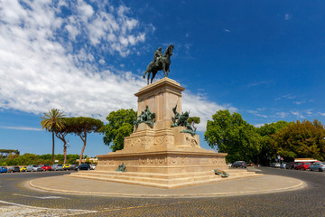Fototapeta premium Rome. Monument to Garibaldi.