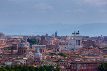 Rome. Aerial view of the city.