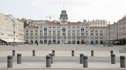 Fototapeta na wymiar Unity of Italy Square in Trieste