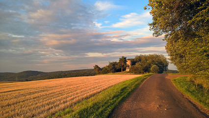 Obraz premium Magnificent landscape outside the city.