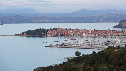 Fototapeta premium Izola Town at Adriatic Sea in Slovenia