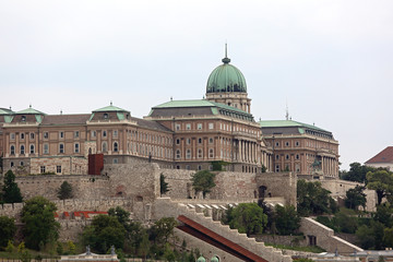 Fototapeta na wymiar Hungary Buda Castle Building Landmark