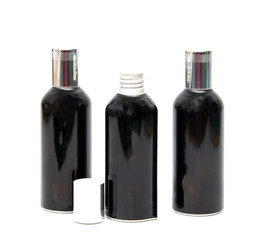 men's perfume in beautiful bottle isolated on white background