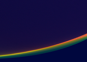 space, magical colorful flash against a plain background